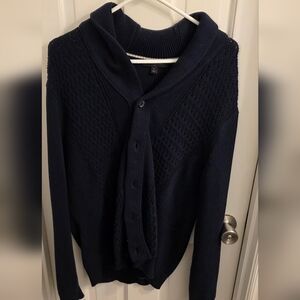 Banana Republic Elegant Navy Cardigan